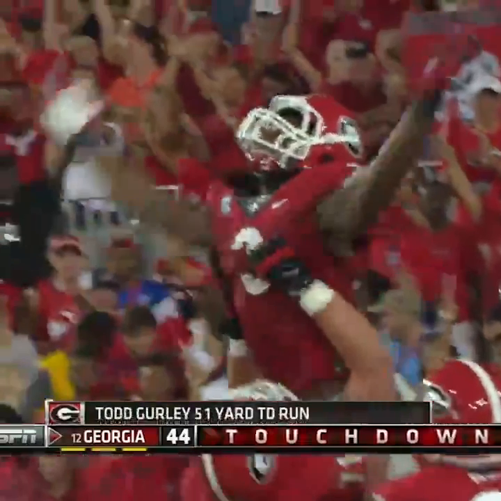 Back when Todd Gurley II put on an absolute clinic vs. Clemson 😮‍💨 Georgia Football