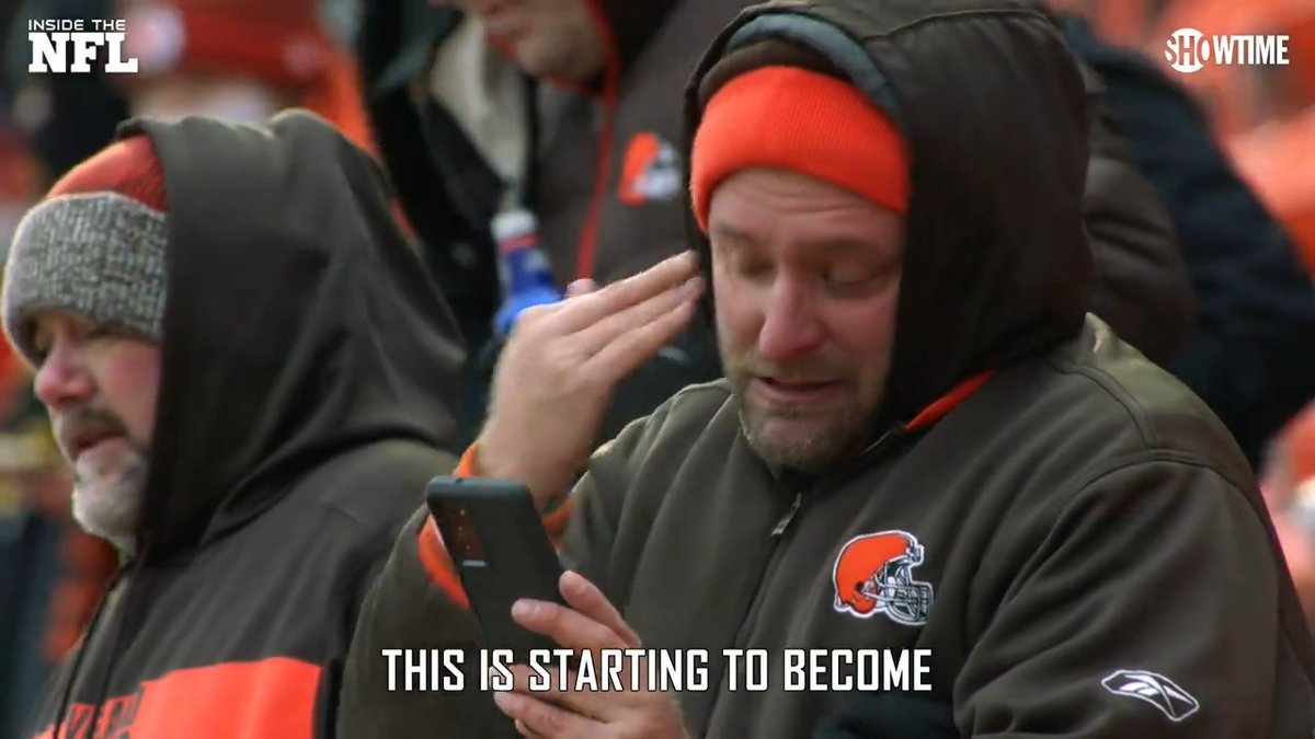 The voice of the Cleveland Browns for 25 years 🎙 Get well soon Jim Donovan 🙏