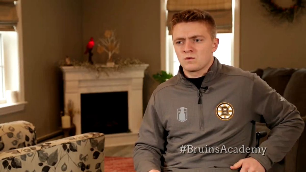 A continuing inspiration 💪 On the latest #BruinsAcademy, we caught up with the incredible Jake Thibeault. Watch full episode ➡️