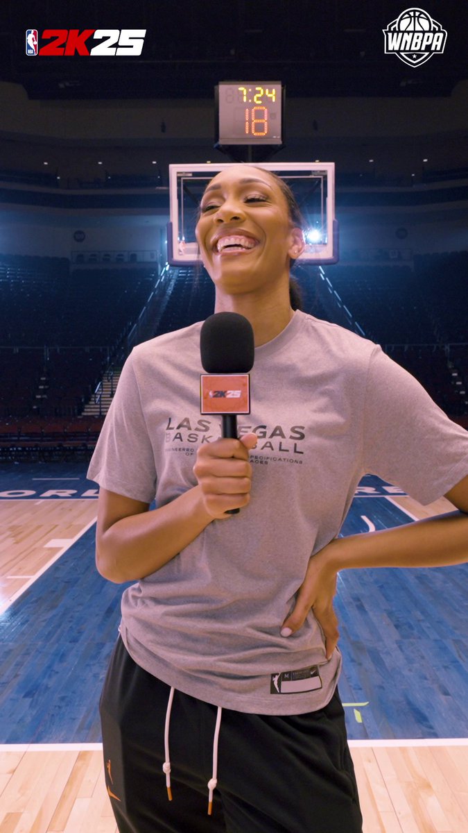 "What more can we say?" 🔥 A'ja Wilson already knew she deserved that 99 OVR 😅