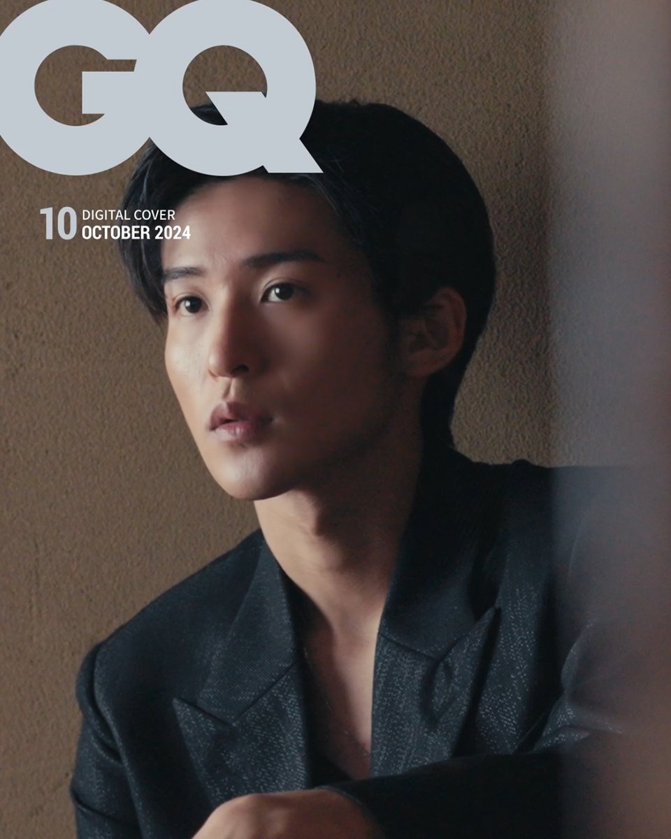 『GQ JAPAN』10月号 特別表紙版を飾る、目黒蓮のデジタルカバーが解禁! 【お知らせ】 目黒蓮の撮影の様子をおさめた動画を、『GQ JAPAN』アカウントに近日投稿予定。 GQ JAPAN をフォローしてお待ちください。お楽しみに! #GQJAPAN #目黒蓮 #RenMeguro
