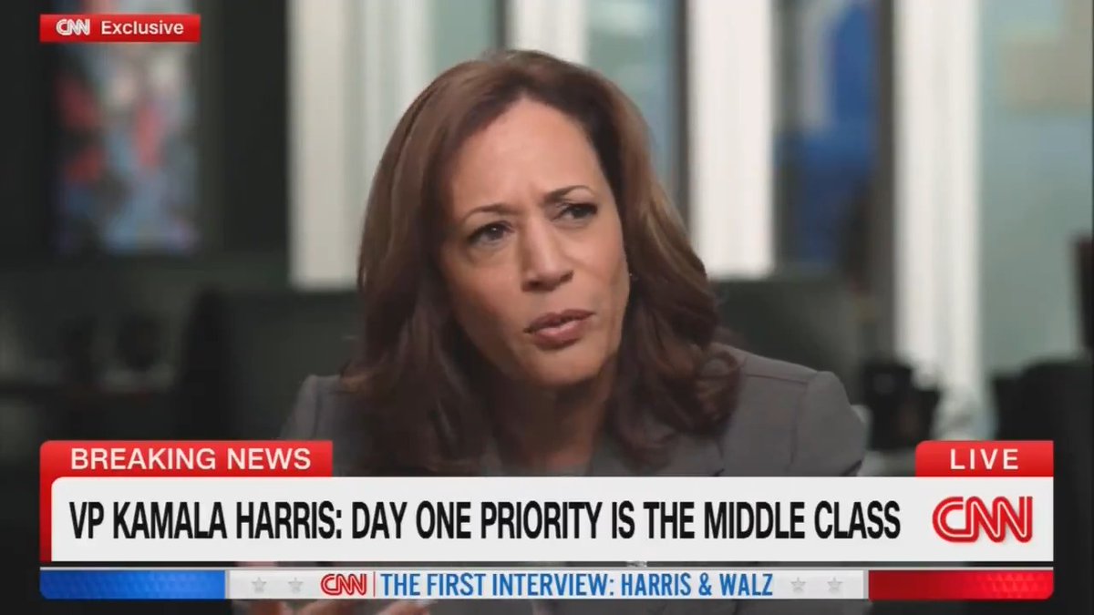 Kamala Harris was asked a specific question about what she would do on Day 1 if elected as POTUS. Her answer was so vague that it was essentially worthless. Not a good start.