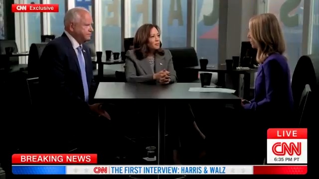 Dana Bash asked Kamala if she has any regrets for lying to the American people about Biden’s cognitive decline KAMALA: “No, not at all.”