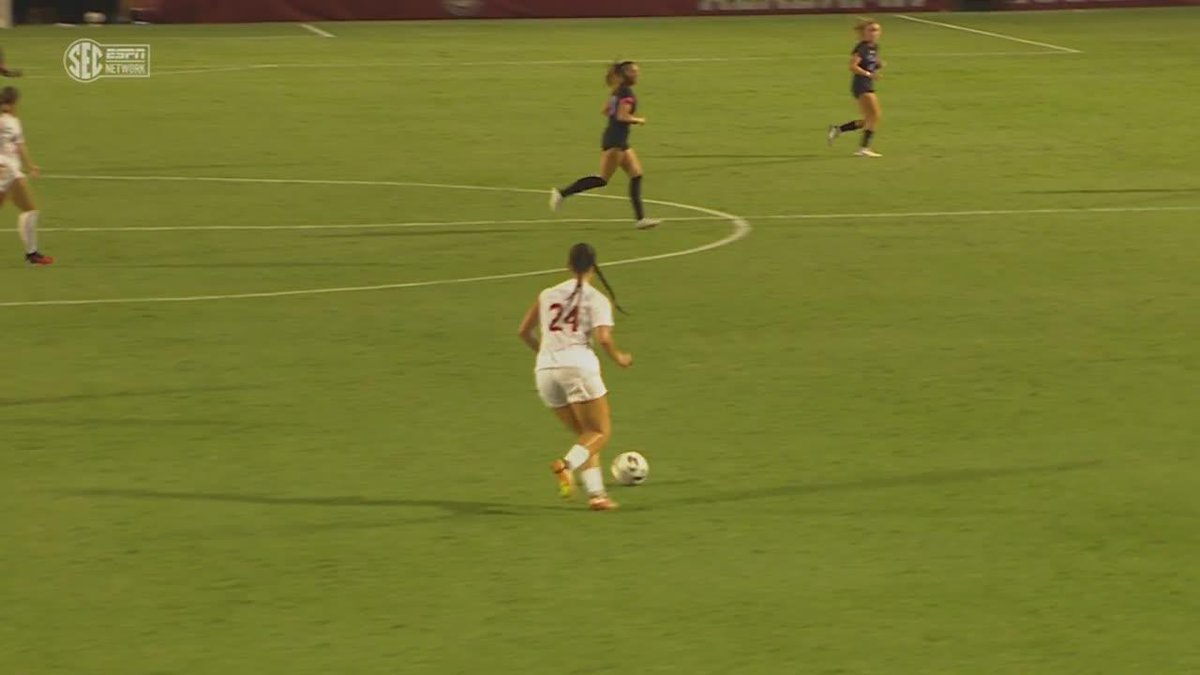 80' | Padelski nets her first collegiate goal 🐘8 🦉1 📺SEC Network+ #Rolltide