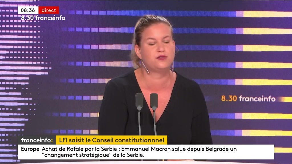 🔴 Futur gouvernement ➡️ "Nous pouvons réussir à destituer celui qui pose problème dans ce pays, c'est-à-dire Emmanuel Macron", affirme Mathilde Panot.