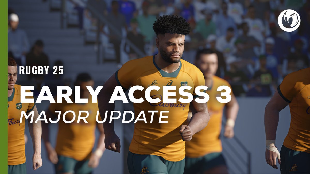 Player & team creator, Major League, MLR Stadiums, statistics, gameplay... We are happy to announce the release of Early Access 3, our third major update to Rugby 25 🏉 More info ➡️