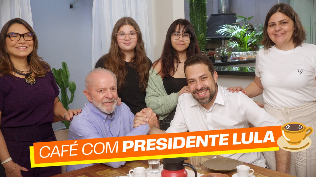 Que honra receber o presidente @lulaoficial na minha casa! Volte sempre, presidente! TMJ por São Paulo!