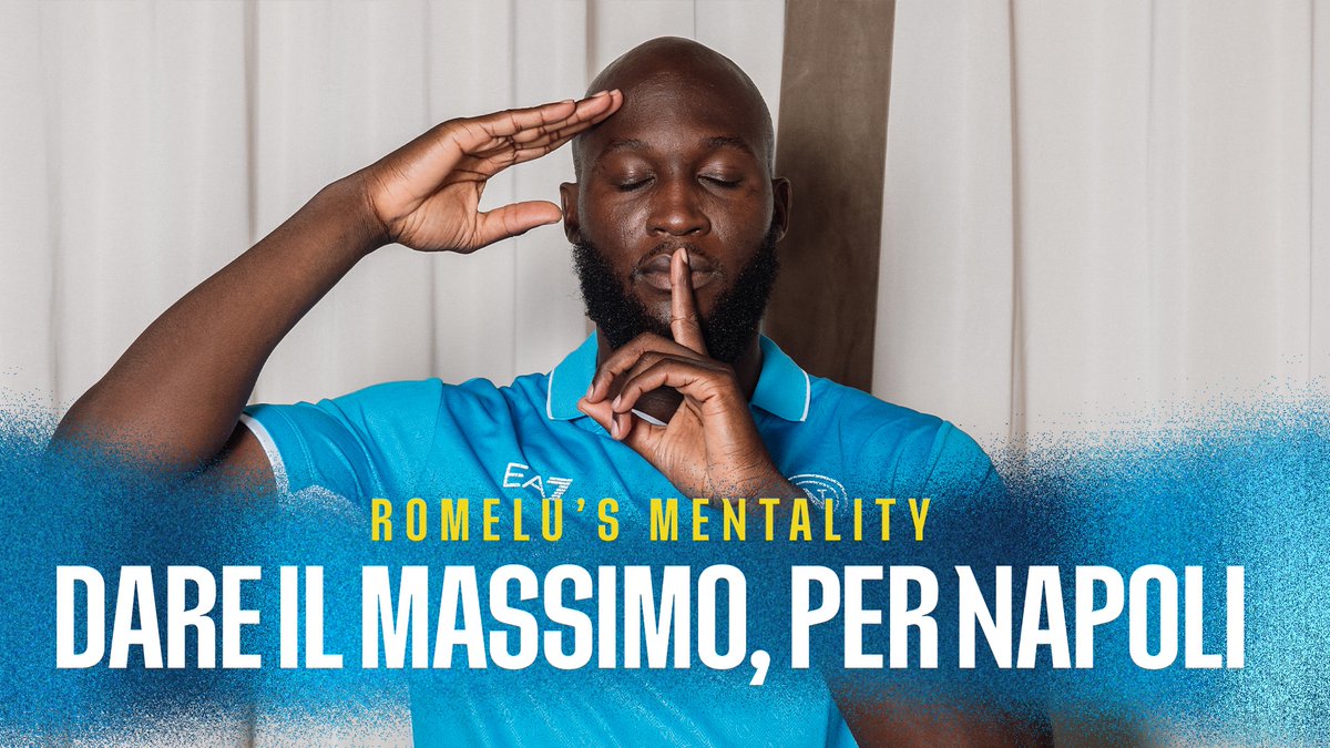 Emozioni, ambizione, mentalità: Napoli, Romelu Lukaku si presenta Guarda il video completo 👉 💙 #ForzaNapoliSempre #ProudToBeNapoli #WelcomeLukaku