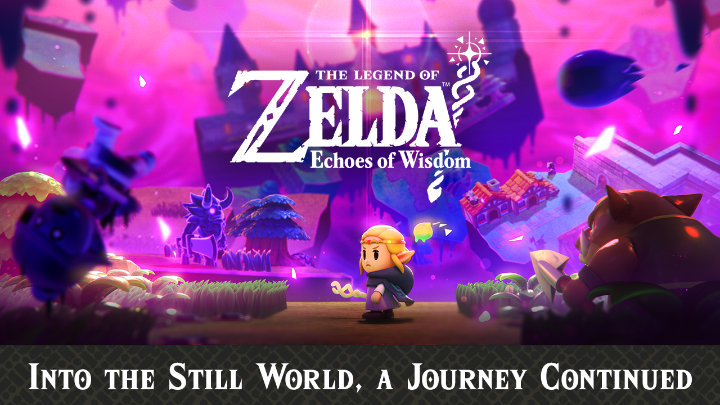 Here’s your first look at the Still World, dungeons, Zelda’s mighty ability, and characters you’ll encounter during this new adventure through Hyrule! The Legend of #Zelda: #EchoesofWisdom arrives on #NintendoSwitch 9/26! Pre-order now: