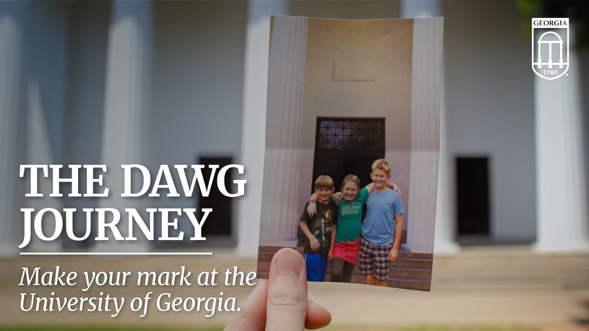 This is it. The University of Georgia is the place that will give you your start. What you learn here will stay with you for the rest of your life and Dawg Nation will be backing you all the way. Whether you're rooting for the Georgia Bulldogs football team or searching for a top public university to prepare you for your future, the answer is the same: Go Dawgs!