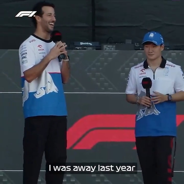 Yuki woke up and chose chaos 😂 #F1 #ItalianGP