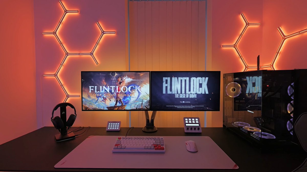 The latest iCUE Integration title is Flintlock: The Siege of Dawn 🪓 OUT NOW! ⚔️! 🎉 From games studio A44, makers of Ashen, comes an explosive Souls-lite, where Gods and guns collide in a battle for the future of humanity. With the iCUE integration, your computer lighting will have special effects based on what is happening in game. Congrats to our friends at A44 on their latest launch!