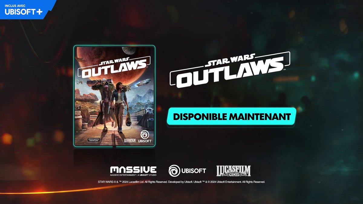 Star Wars Outlaws est DISPONIBLE ! La galaxie regorge d'opportunités pour qui est prêt à prendre des risques.