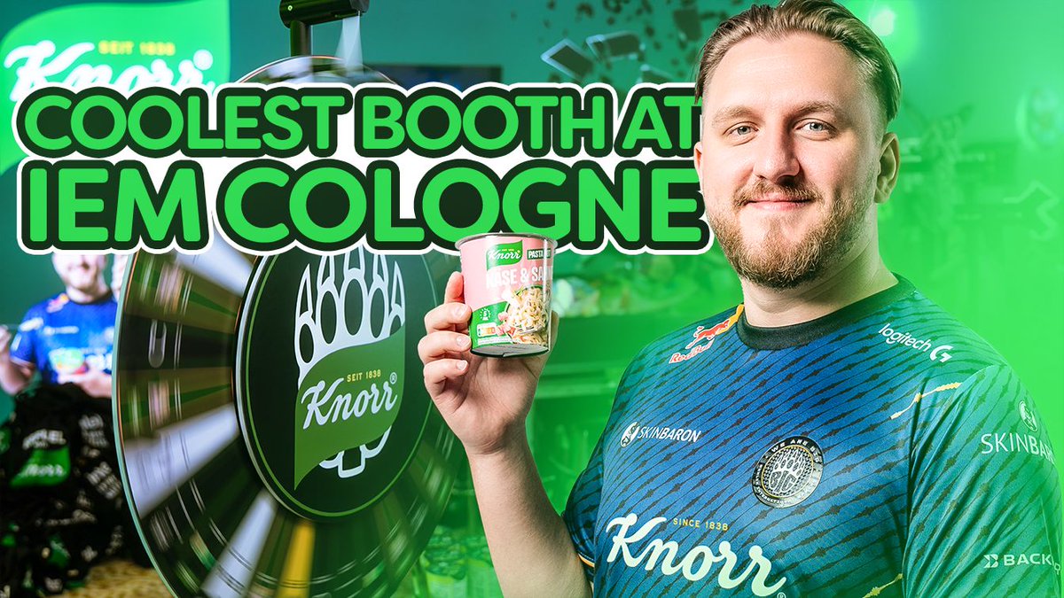 ᵂᴱᴿᴮᵁᴺᴳ Danke an alle, die unseren BIG X Knorr Stand bei der #IEM Cologne besucht haben! 🍀 #RefuelWithKnorr