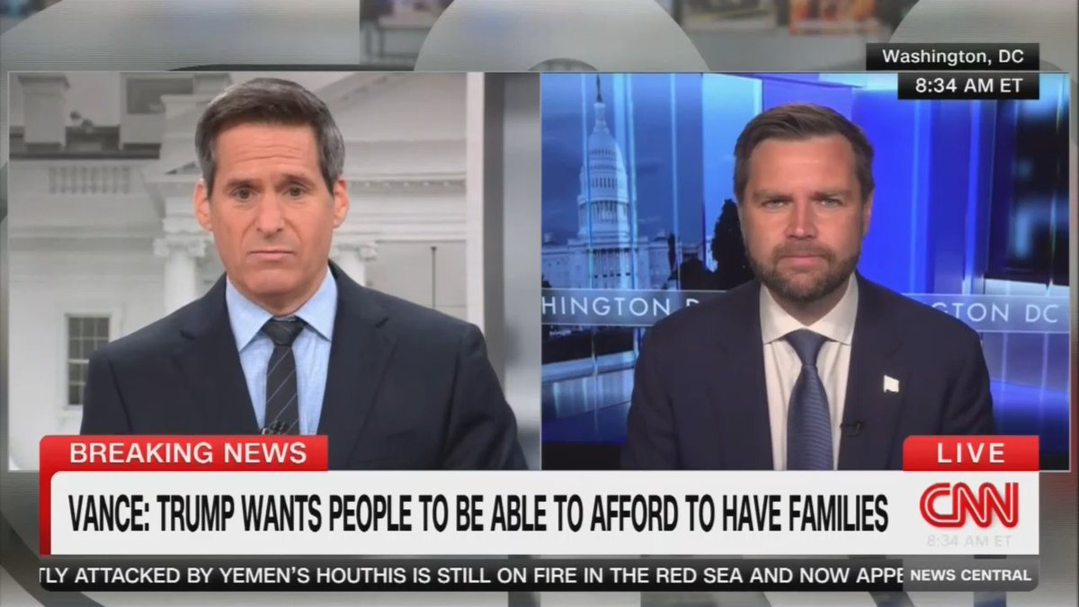 This is an incredible exchange. CNN: How would this work if a state bans IVF? Vance: That's a ridiculous hypothetical. CNN: It happened in Alabama. And you voted against a bill to protect IVF access. Vance: I voted for religious liberty.