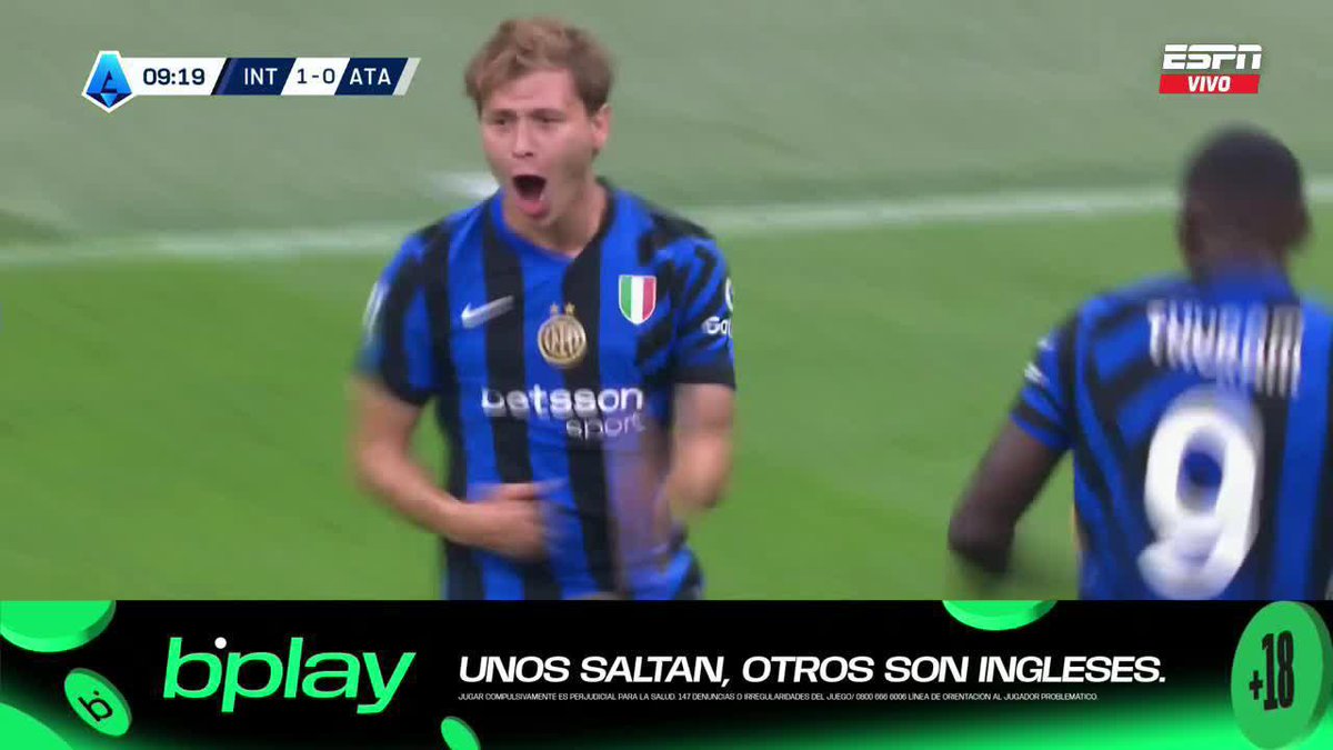 Mirá la volea que clavó Nicolo Barella, por favor. Un sueño. 😮‍💨🇮🇹