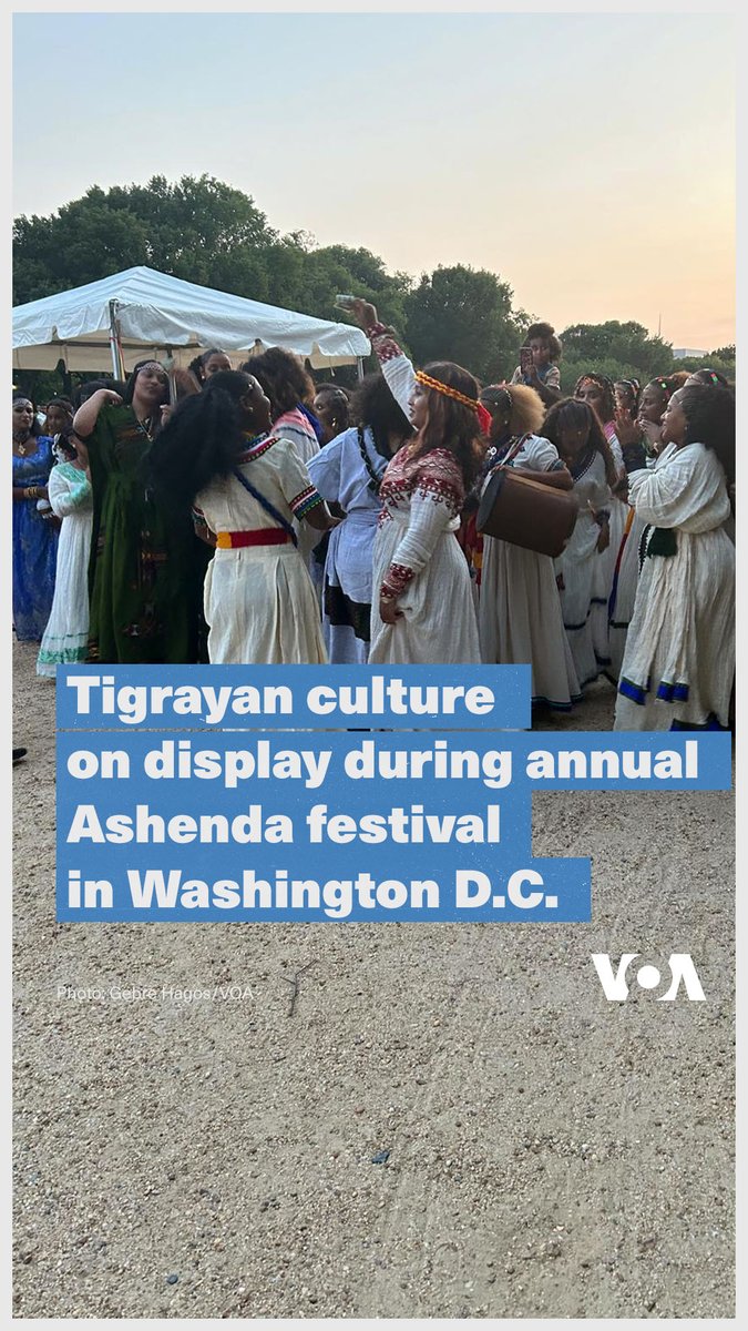 🇺🇸🇪🇹Tigrayan culture was on full display in Washington, DC bringing together women and girls to celebrate the Ashenda festival.🧵