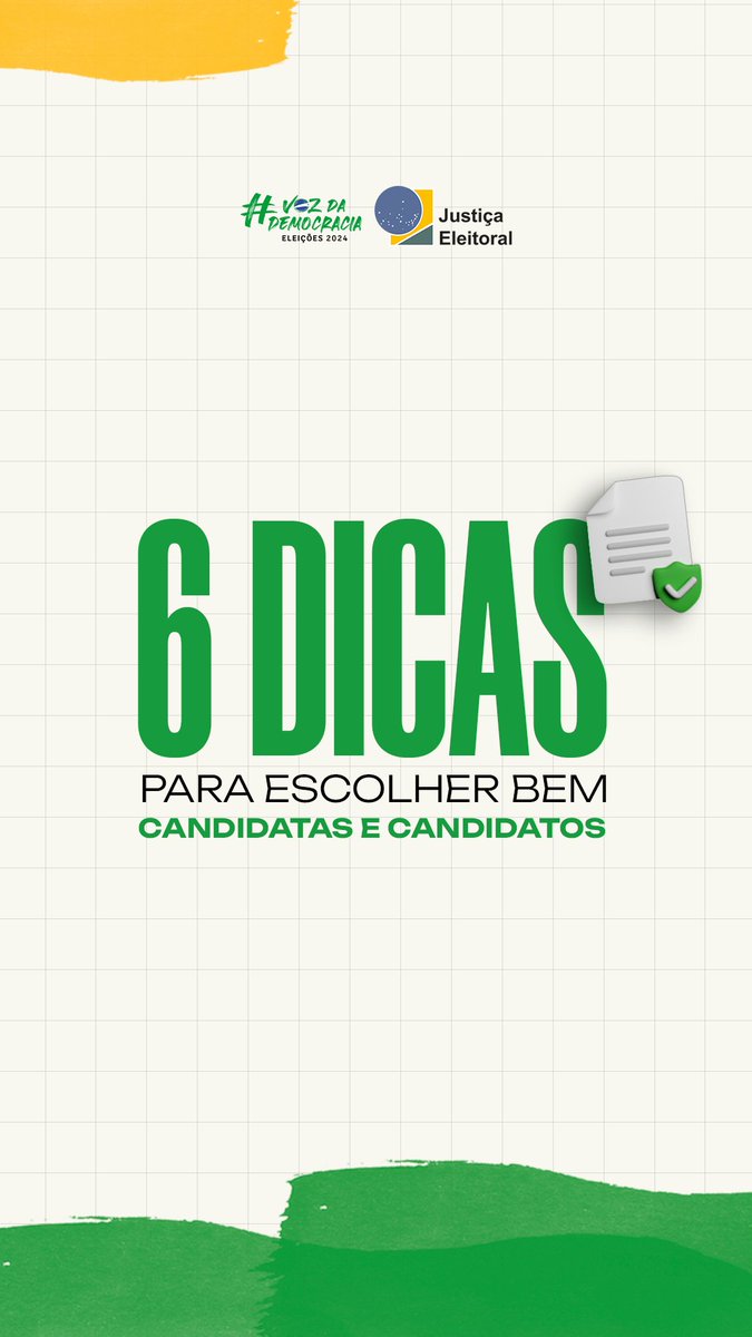 Está em dúvida sobre quem escolher nas #Eleições2024? 🤔 Confira essas 6 dicas que vão te ajudar a fazer uma escolha tranquila e consciente. Conheça o histórico, avalie as ideias e muito mais! 🔍 #VozDaDemocracia