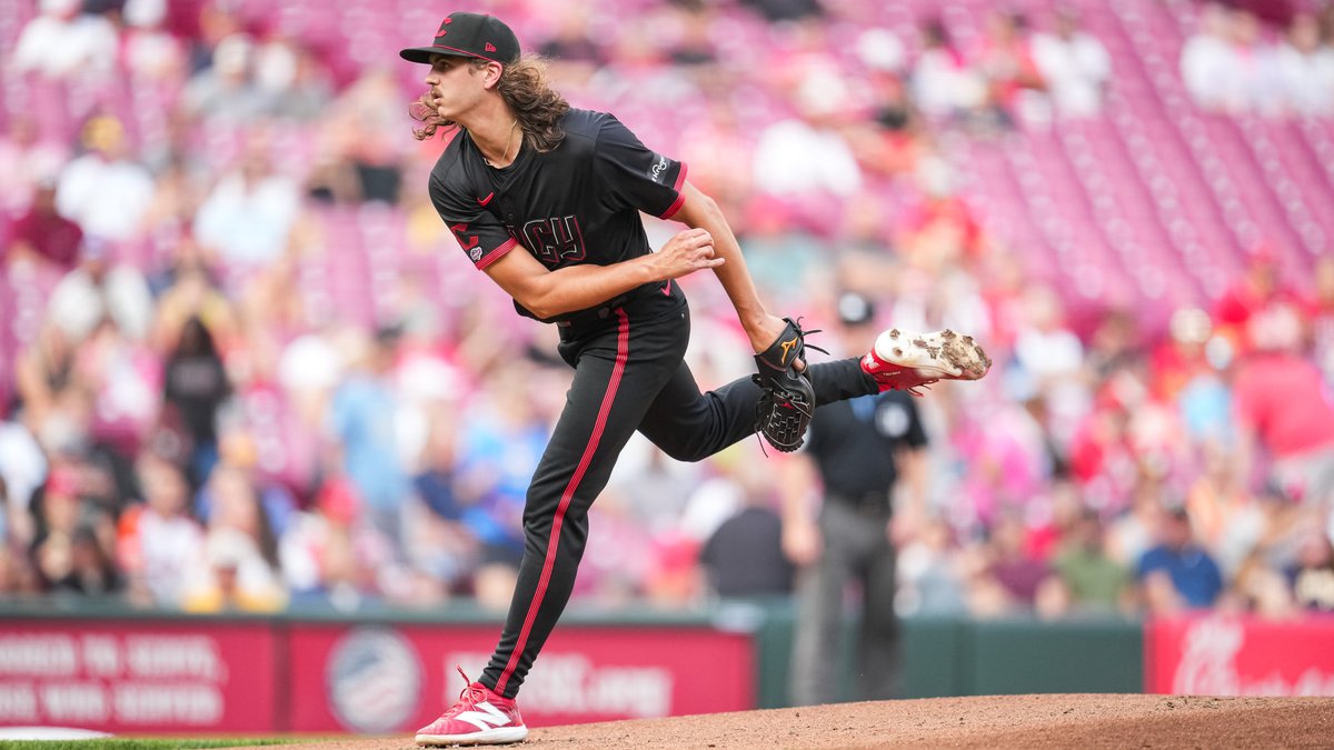 First big league strikeout for Rhett Lowder ✔️