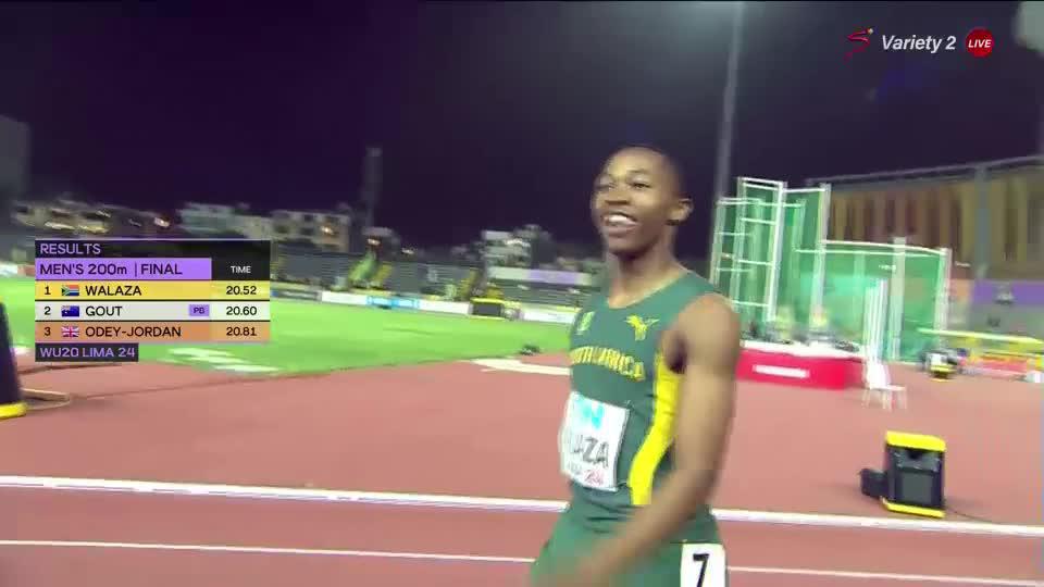✅ Men's 100m Gold ✅ Men's 200m Gold Bayanda Walaza is an unstoppable force at the World Athletics U20 Championships 😳🇿🇦 #WorldAthleticsU20