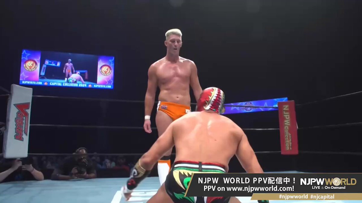 🇺🇸Capital Collision🇺🇸 シングルマッチ初対決‼️ Titan 🆚 ZSJ. Ⓥ 🎟️購入はこちら ⇒ 視聴料金:2,990円(税込) ※Webブラウザからのみご購入可能 ※購入には無料会員登録が必要 #NJPW #njcapital #njpwworld