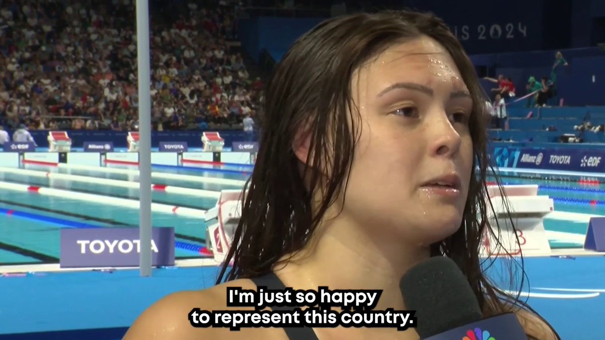 "I'm so happy to represent this country." Gia Pergolini won the FIRST GOLD MEDAL at the #ParisParalympics for Team USA. 🇺🇸