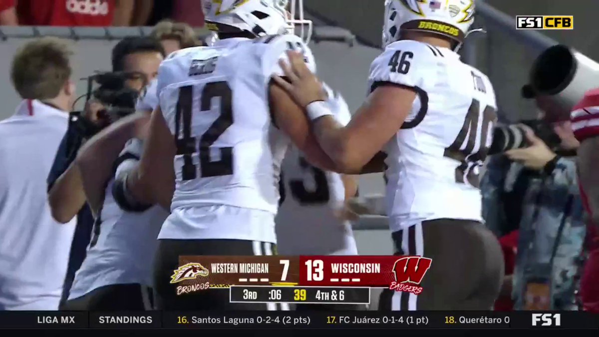 The MAC is so BACK WMU fake field goal works to absolute perfection Unnecessary Roughness