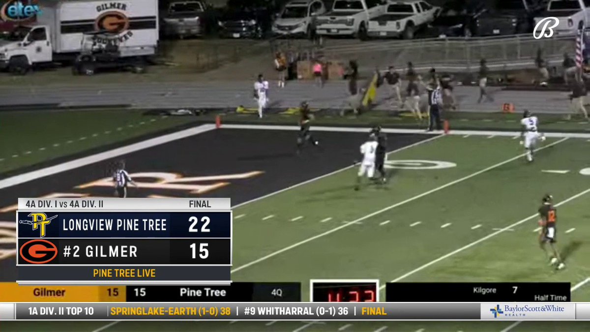 🚨 HUGE UPSET ALERT 🚨 LONGVIEW PINE TREE TAKES DOWN THE DEFENDING STATE CHAMPS #2 GILMER!! 😱😱 Texas UIL | #TXHSFB