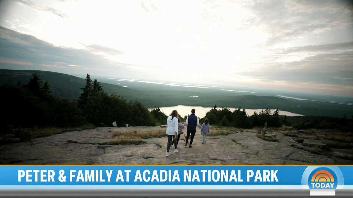 Saturday TODAY's Peter Alexander celebrated his 50th state visit with a memorable family trip to Maine.