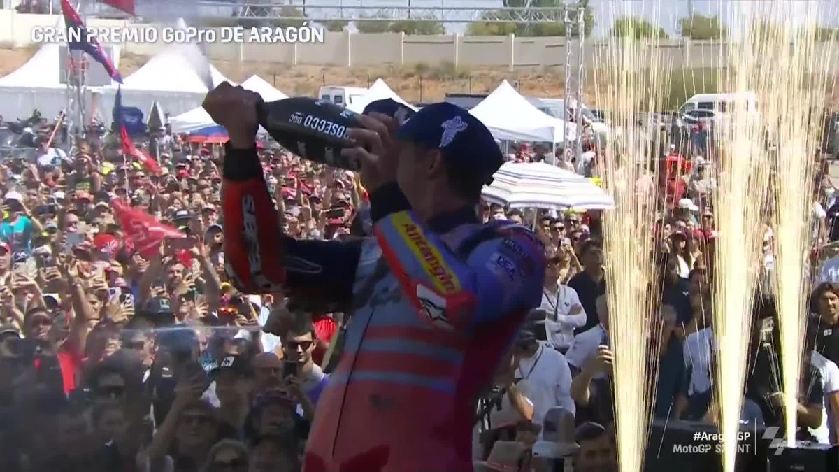 For the very first time, your #TissotSprint winner is Marc Márquez! 🥇 #AragonGP 🏁
