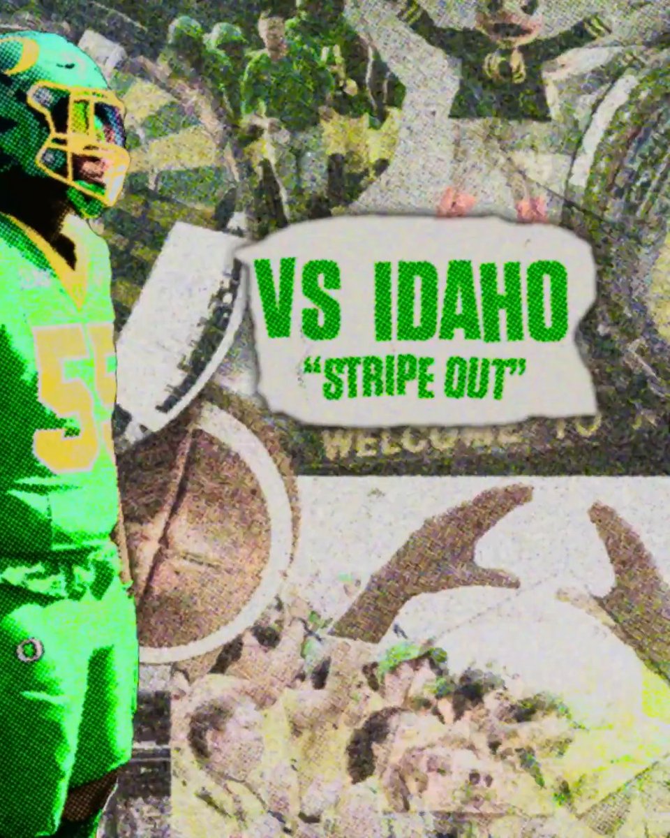 Set the tone. It's @OregonFootball gameday. #GoDucks