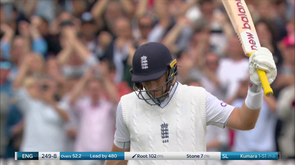 ROOOOTTTT with another 100 at Lord's! 🤩 Joe Root scores his 34th Test century, going ahead of Alastair Cook for most tons by an Englishman 🔥