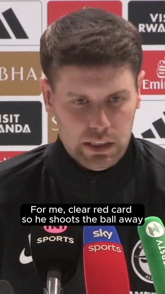 “It’s a CLEAR red card.. Rice is WASTING TIME!” 😳 “You cannot COMPARE the situation with Joao Pedro!” 👀 Brighton boss Fabian Hurzeler was having NONE of Mikel Arteta and Arsenal’s complaints 😬 🔗
