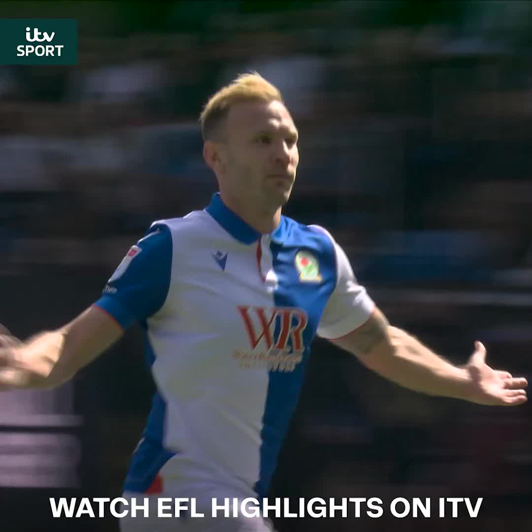 Sensational from Andi Weimann! ☄️ Incredible equaliser for Blackburn against East Lancashire rivals Burnley #EFL | Blackburn Rovers