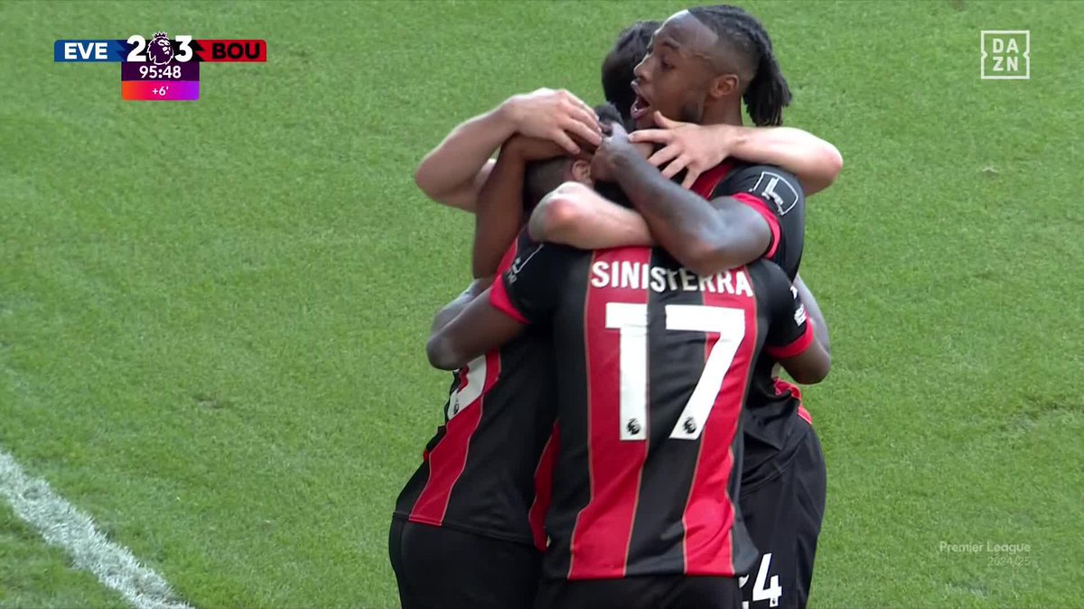 Un triunfo de entrenador. Tres puntos ‘made in Iraola’. Iban perdiendo 0-2 en el 87, movió el banquillo, transformó al equipo… ¡Y ACABÓ GANANDO 2-3 EN EL 96! 🤯🤯🤯🤯🤯 ¡Qué locura! #PremierLeagueDAZN ⚽️🏴󠁧󠁢󠁥󠁮󠁧󠁿