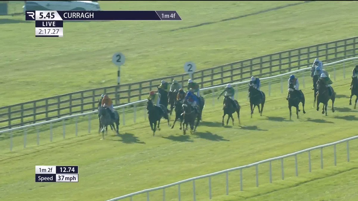 A wonderful cause ♥️ Stephanie Searle wins the Pat Smullen Cancer Trials Ireland Charity Race on board the Willie Mullins-trained Icare Desbois. 🟧🟦 CancerTrialsIreland 🌈 | patsmullenraceday | The Curragh Racecourse