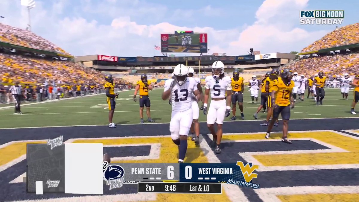KAYTRON ALLEN FOR THE TD Penn State Football is cruising in the first half 💪