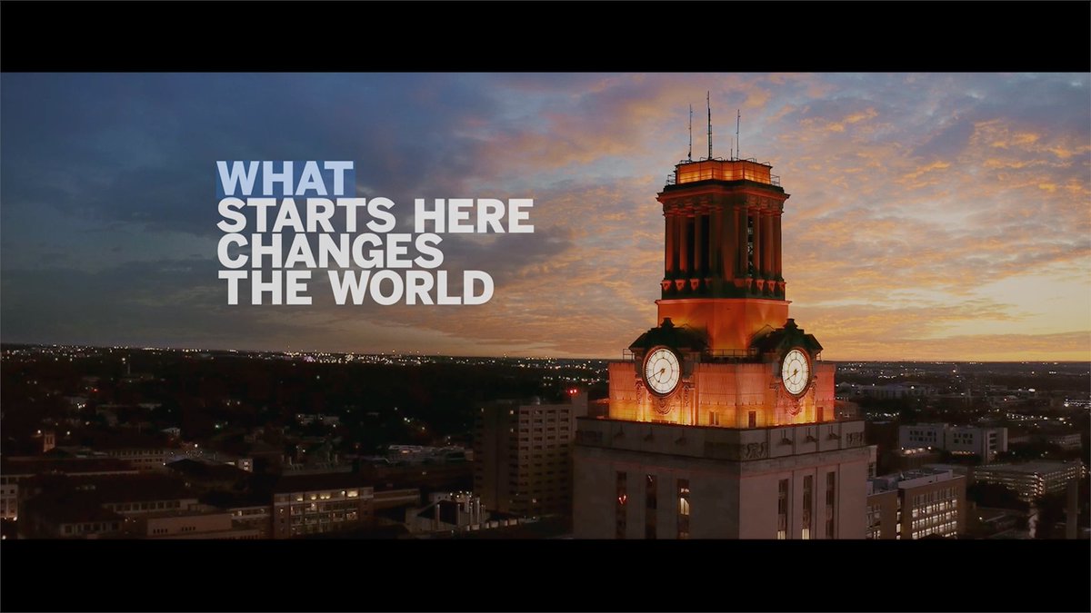 Unmatched excellence at every level. Unwavering spirit at every turn. ‘Til Gabriel blows his horn. #WhatStartsHere 🌎 #HookEm 🤘