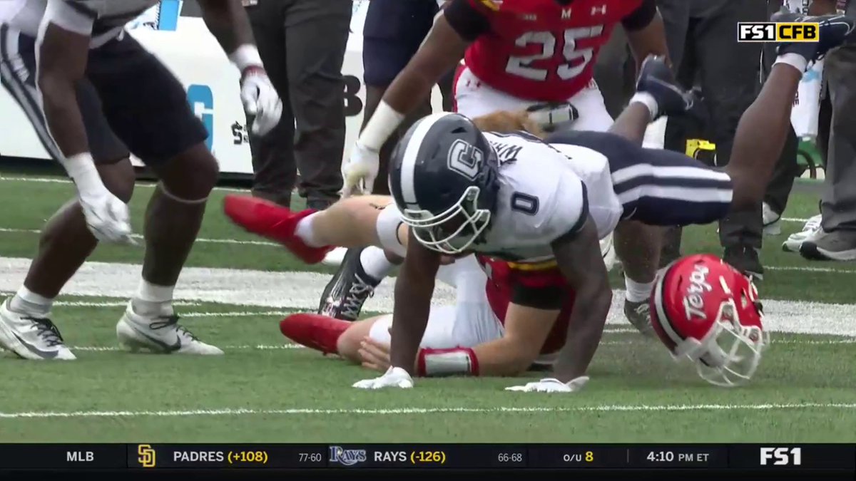 wanna see an athlete get CTE in real time?