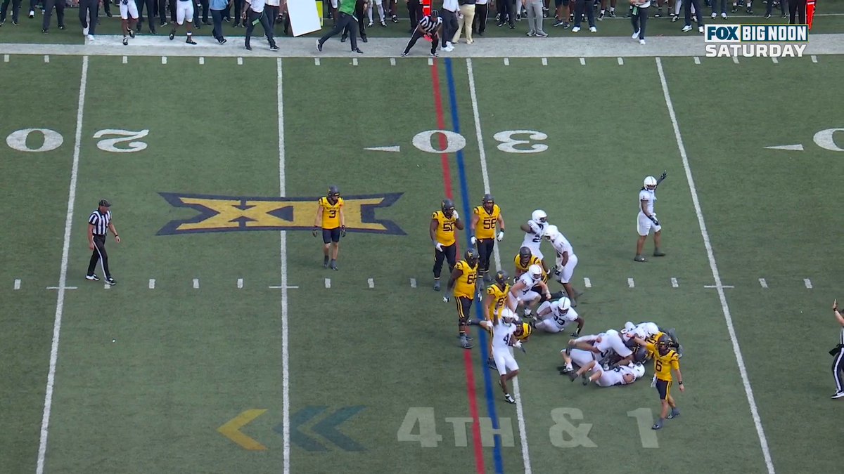 One of the worst first down calls you’ll ever see… and it stood after review Never change refs