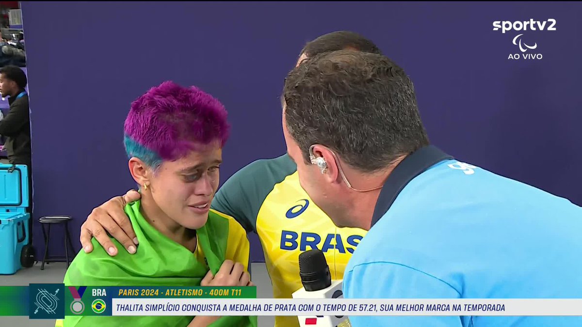 Ai Thalita não faz assim 😭😭 Você é o maior orgulho do Brasil ❤️