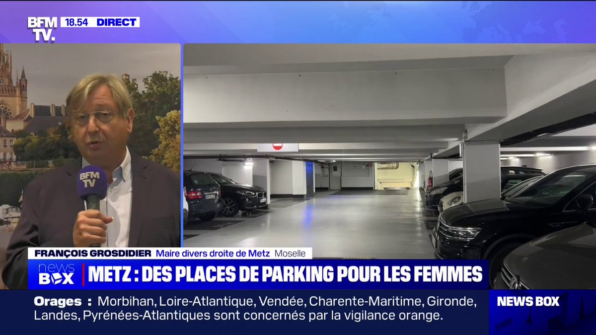 Metz: après le viol d'une femme dans un parking privé, le maire souhaite mettre en place des places réservées aux femmes