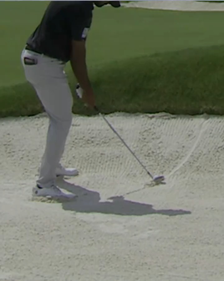 Sahith Theegala self-reported a two-stroke penalty for touching the sand with his club during his backswing. He currently moves from -13 to -11, but will have the opportunity to review the penalty with a rules official following his round.