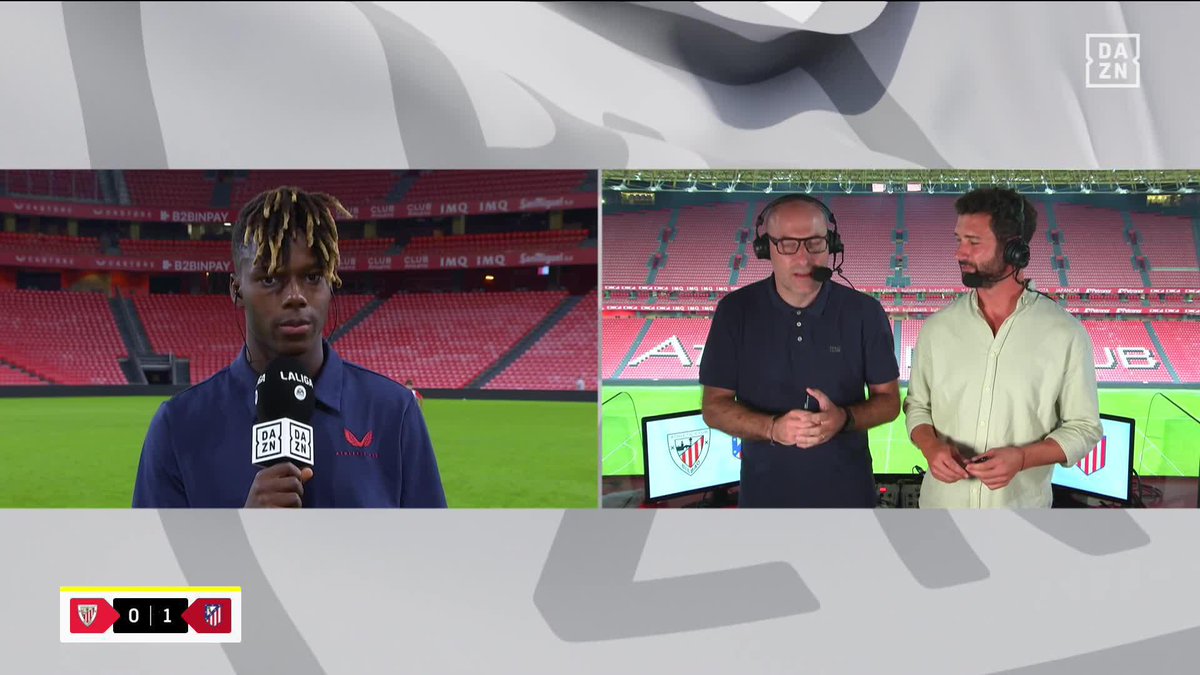 🚨🚨🎙 Nico Williams: “Tuve muchos clubes para elegir, pero mi corazón es del Athletic. Tengo contrato y estoy muy feliz en Bilbao” [DAZN España]
