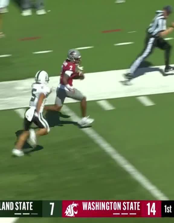 It was only a matter of time before a Kyle Williams bomb! 🏈 Washington State Football 📺 The CW x The CW_Sports