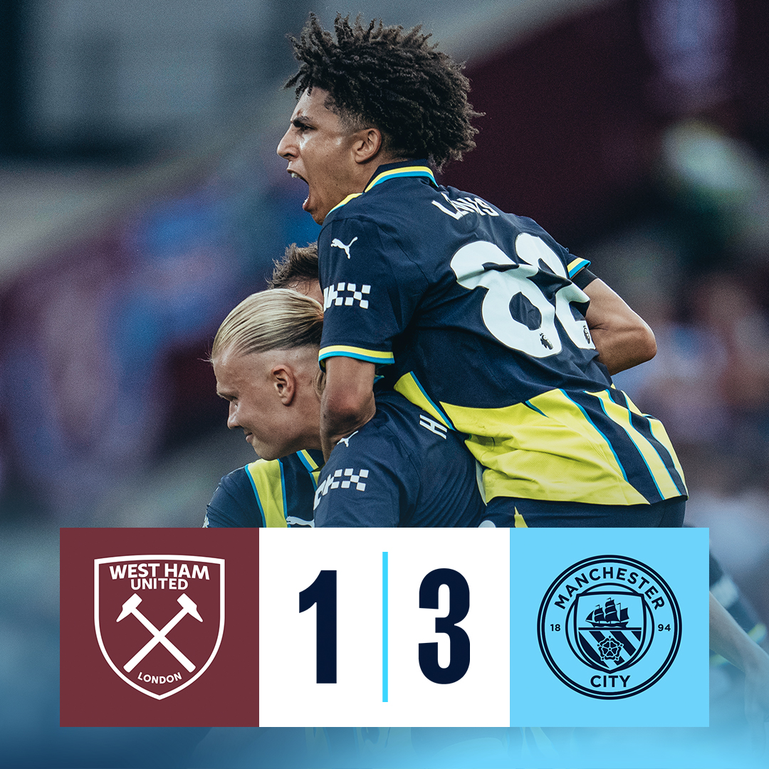Unstoppable Erling Haaland bags a hat-trick in a 🔝 victory against West Ham! 🎩🧘♂️ Watch highlights 👇