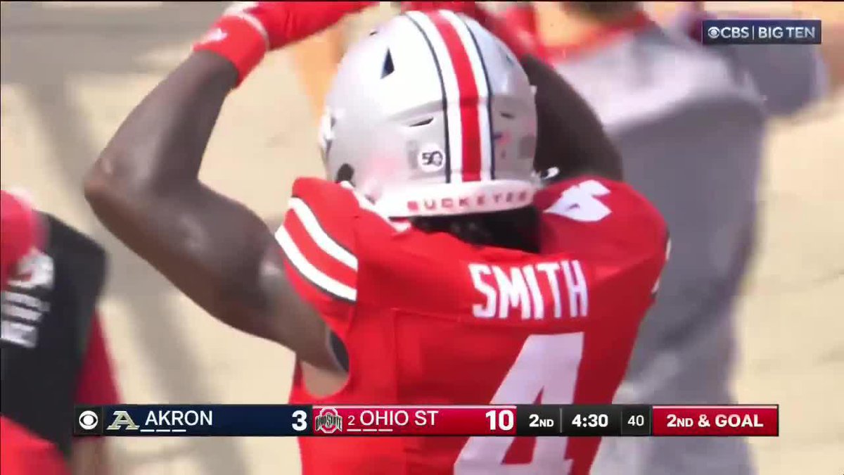 Ohio St freshman WR Jeremiah Smith (2 TDs) is putting on a SHOW in the first half 🔥🍿 (via Big Ten Football)