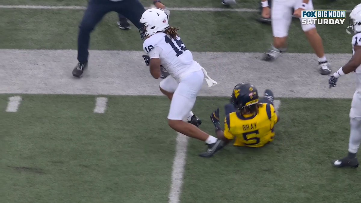 WHAT A GRAB!!! 😱 Elliot Washington II was all over it on this interception for Penn State Football