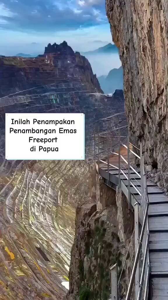 dulu gunung sekarang lembah