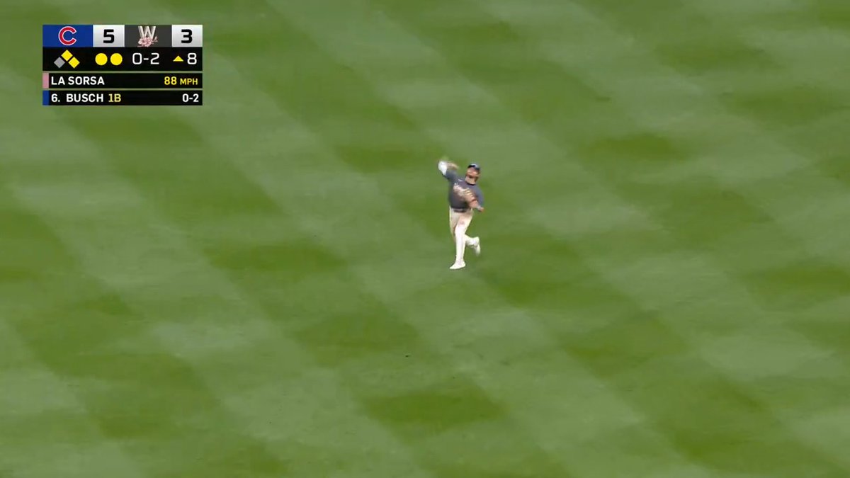 We interrupt your College Football Saturday to show you Dylan Crews throwing a missile to home plate🚀#LSU